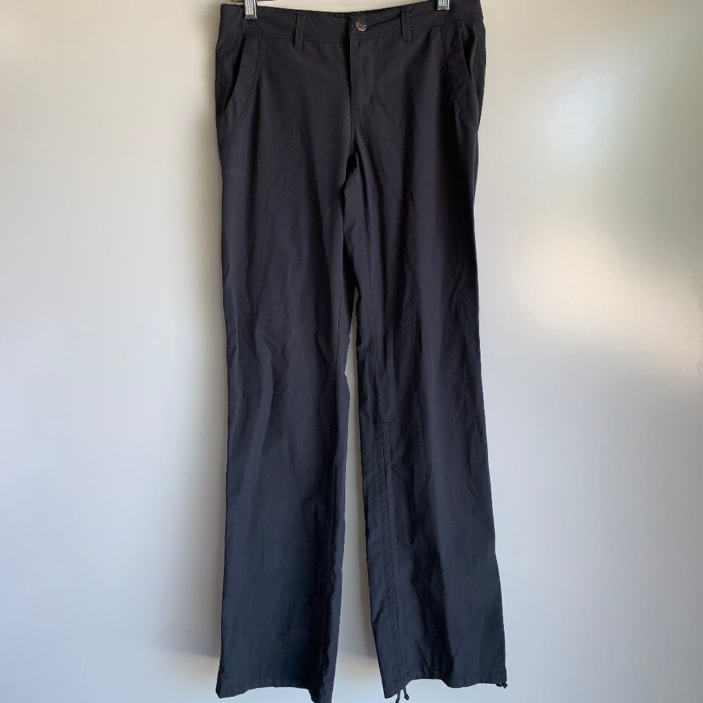 REI  Dark Gray Nylon Pants, Drawcord at Hem for Ruching Size 2‎
